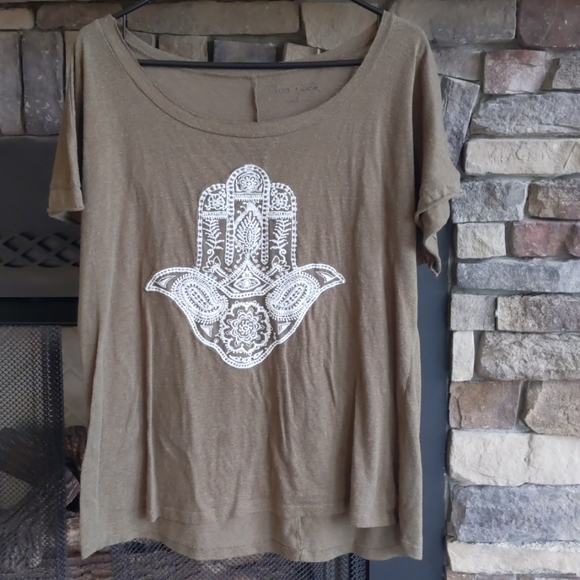 Maurices moss green short sleeve t-shirt sz 1